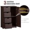 Modern MDF Storage Cabinet with 4 Drawers and Adjustable Shelf Ideal for Bathroom or Bedroom